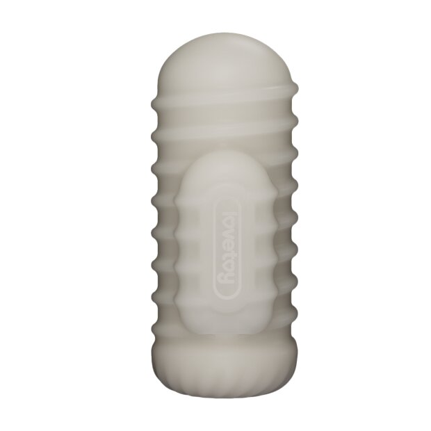 LoveToy Knights Ring Vibrating Dual Purpose Sleeve Wavy White
