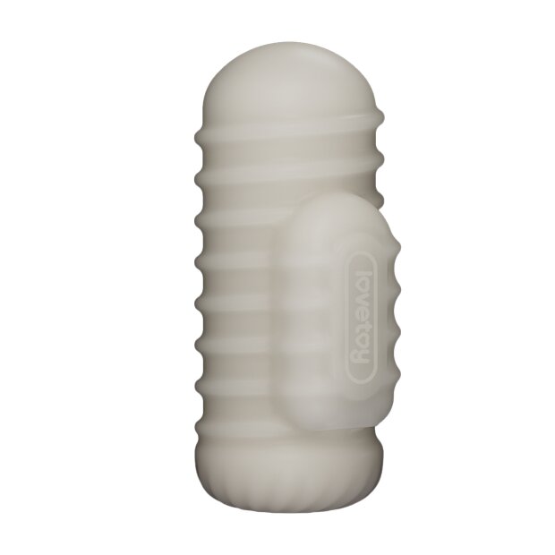 LoveToy Knights Ring Vibrating Dual Purpose Sleeve Wavy White