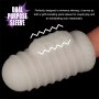 LoveToy Knights Ring Vibrating Dual Purpose Sleeve Wavy White