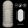 LoveToy Knights Ring Vibrating Dual Purpose Sleeve Wavy White