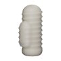 LoveToy Knights Ring Vibrating Dual Purpose Sleeve Wavy White