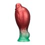 LoveToy Dual Density Inflatable Dildo 8" / 20 cm Red/Green