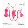 INTOYOU Tickly Nipple Clamps with Necklace (with App Control) - Pink