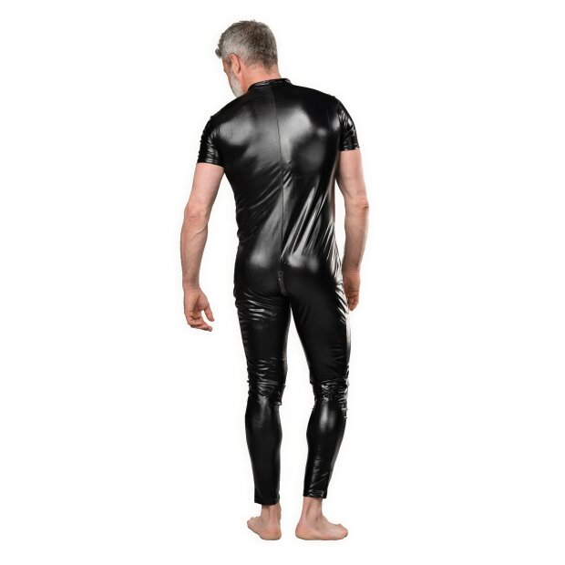 Amorable Combinaison wetlook Noir M