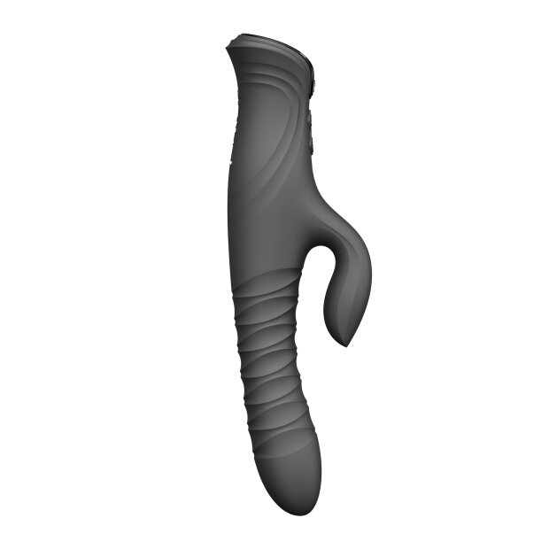 ZALO Mose 2 Rabbit Vibrator with Thrusting Function Black