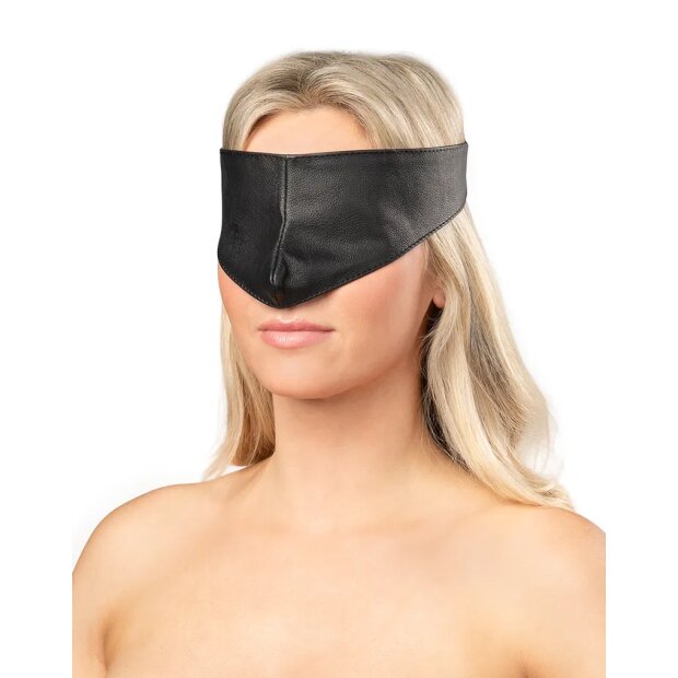 Rimba Leather Eye Mask Black