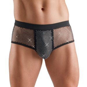 Svenjoyment Pants mit Glitzersteinchen Schwarz M