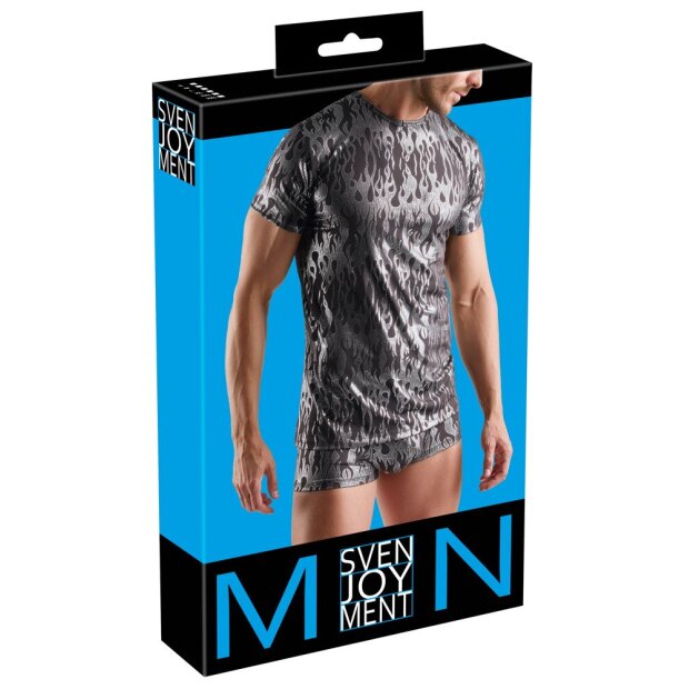Svenjoyment Form-Fitting Short-Sleeve Shirt Multicolor XL