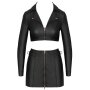 Cottelli Collection Top und Rock Schwarz XL