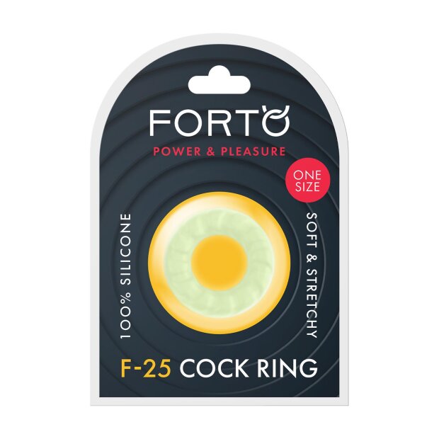 Forto F-25 C-Ring Glow in the Dark Jaune Ø 2,3 cm