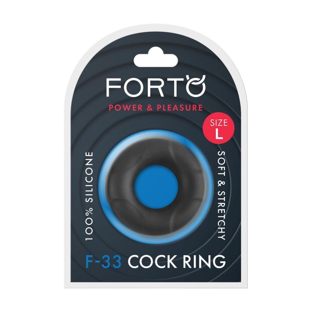 Forto F-33 C-Ring Large Schwarz Ø 2,5 cm