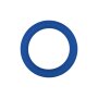 Forto F-64 Ring Wide Medium Bleu Ø 4,4 cm
