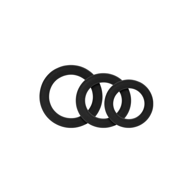 Forto F-61 3 Piece C-Ring Set Black