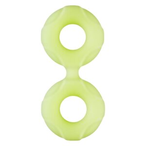 Forto F-81 Double Ring Gelb Glow in the Dark Ø 1,8 cm