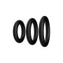 Forto F-39 Trio Cockring Set Schwarz