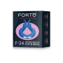 Forto F-24 Anneau Pénien Vibrant Texturé Bleu
