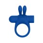 Forto Bunny Vibrierender Penisring Blau