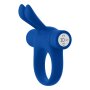 Forto Bunny Vibrierender Penisring Blau