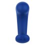 Forto Vibrierender Analplug mit Fernbedienung Blau