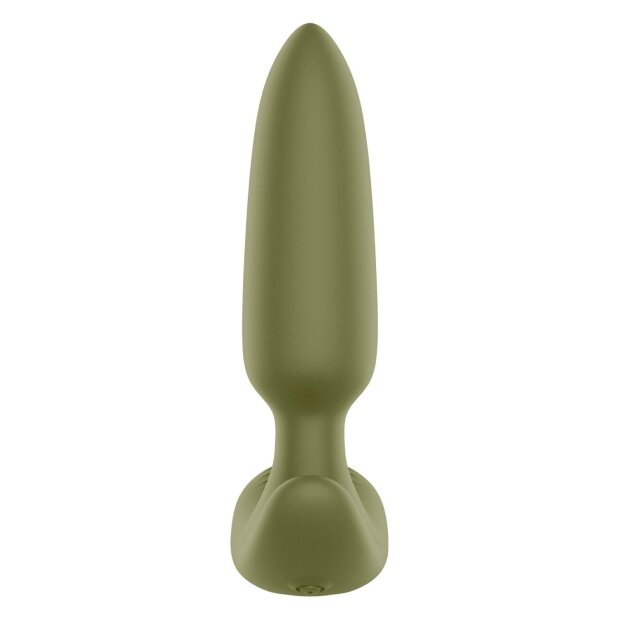 Forto Vibrierender Analplug mit Fernbedienung Grün