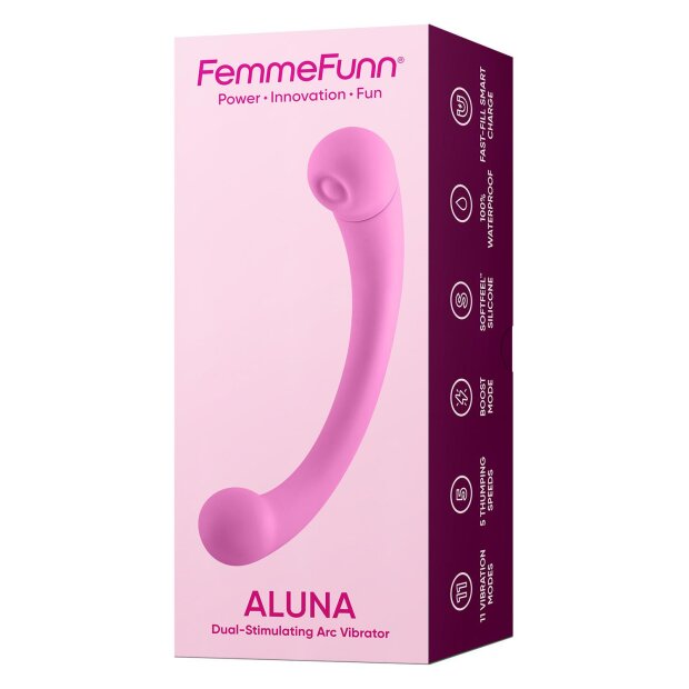 FemmeFunn Aluna Dual Stimulating Vibrator Pink
