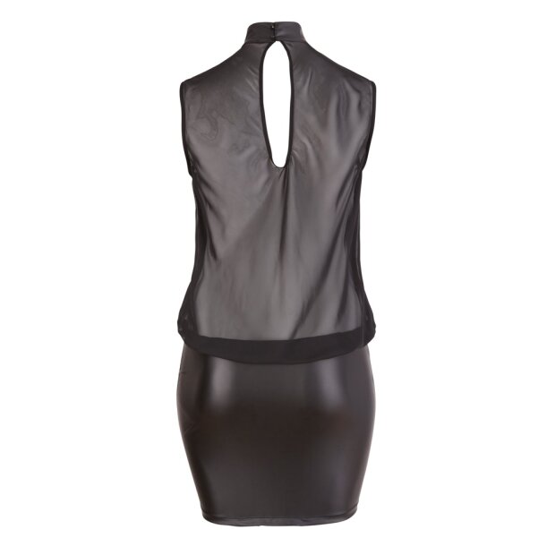 Kleid transparent schwarz 2XL