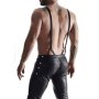 3/4 Mens Bavarian Style Pants Black XXL