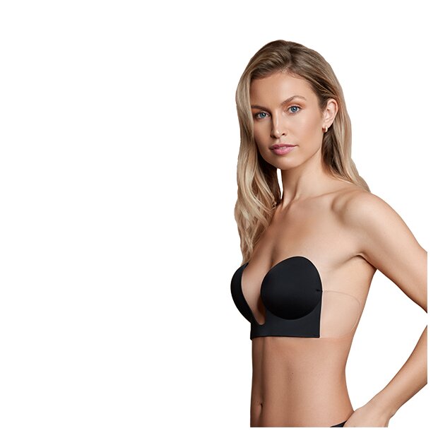 Bye Bra Seamless U-Style Bra Cup B Black