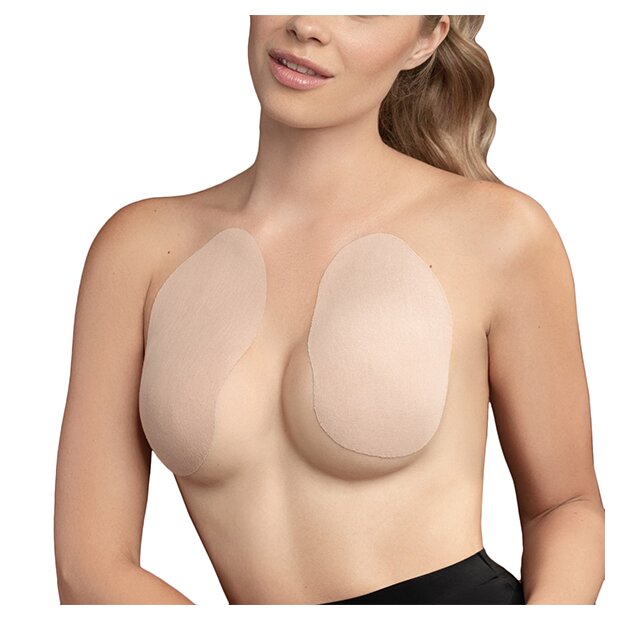 Bye Bra - Breast Lift Pads + Satin Nipple Covers A-C Natur