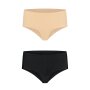 Bye Bra - Invisible High Brief Natur + Black S