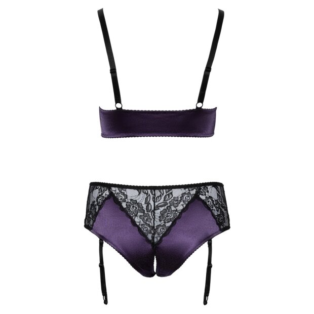 BH Set lila/schwarz 4XL