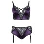 BH Set lila/schwarz 4XL