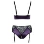 BH Set lila/schwarz 4XL