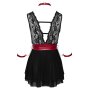 Babydoll Bondage mit rotem Gürtel XL