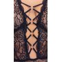 Spitzenbody mit geschnürter Front 95D/2XL