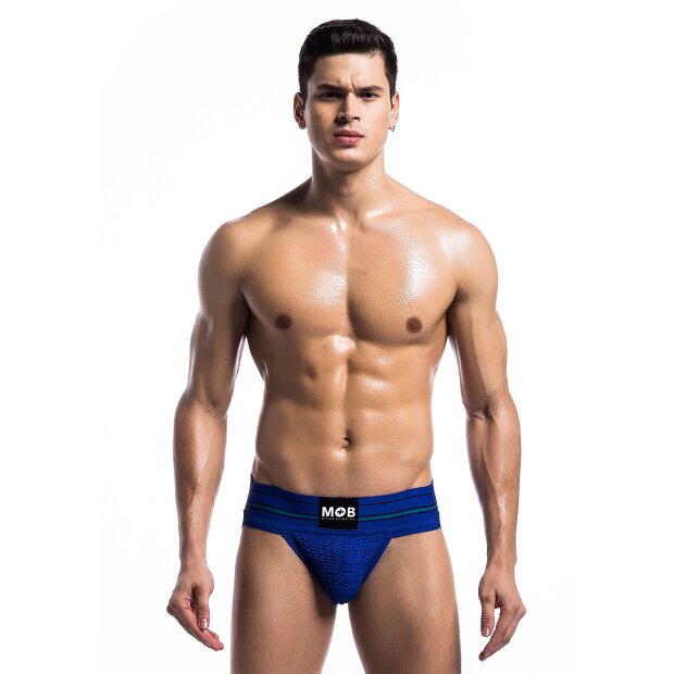 Fetish Classic Wide Jockstrap Blue L