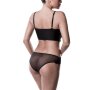GREY VELVET 2-piece bra/slip set 3XL