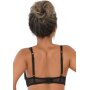 Unlined bra with faux underbust 85C