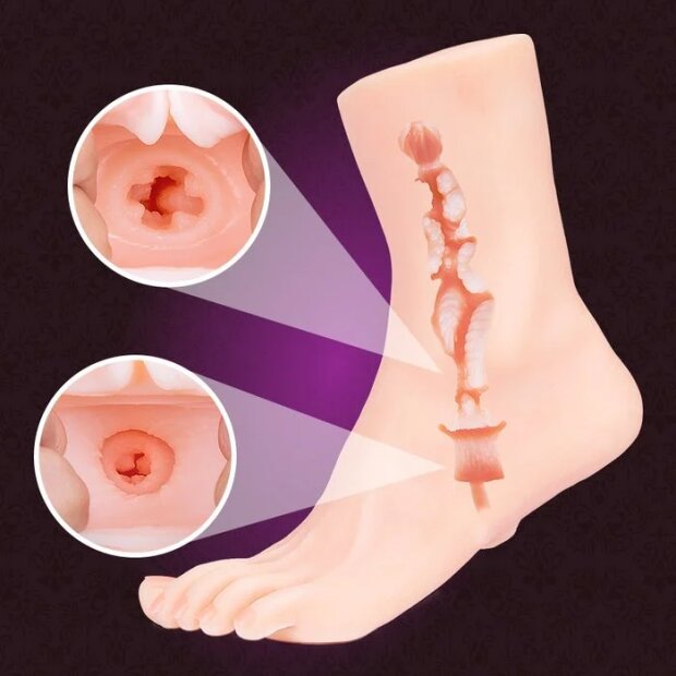 Motsutoys XTC Succubus Foot Masturbateur 0,75 Kg beige