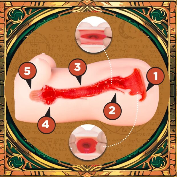 Motsutoys Seirakus Secret Magic Book 0,88 Kg Masturbateur Beige