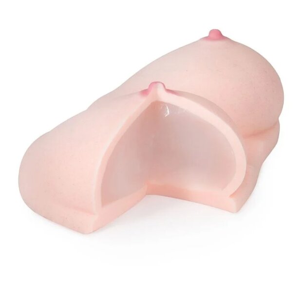 Motsutoys Seiraku Pururun Blue Vein Oppai 2200 Brust Masturbator 2,25 Kg Beige