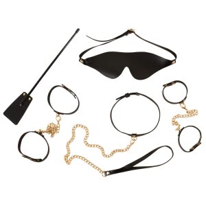 You2Toys 5-teiliges Bondage-Set Schwarz Gold