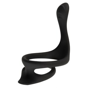 Erecto Cock & Ball Ring Black Ø 4 cm