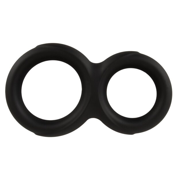 Erecto Penis- und Hodenring Schwarz Ø 2,6-3,1 cm