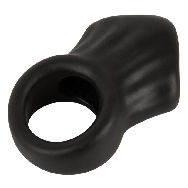 Erecto Anneau pénien avec écarteur de testicules Noir Ø 2,6-3 cm