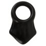 Erecto Anneau pénien avec écarteur de testicules Noir Ø 2,6-3 cm