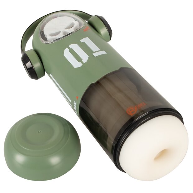You2Toys Skull Masturbator mit Heizfunktion Mehrfarbig