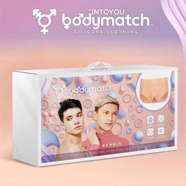 BODYMATCH Bennie Vagina and Anus Panties Beige taille M