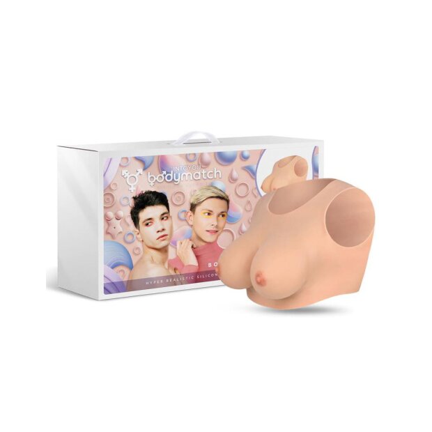 BODYMATCH Bowie Realistische Silikon-Brustform D-Cup Beige