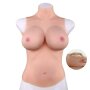 Outlet - CrossGearX Full bust Silicone realistic breasts - High neck - E cup